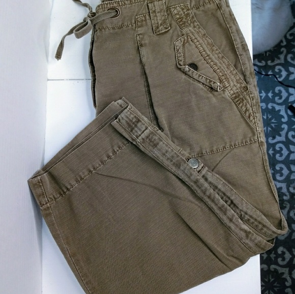 J Crew Chino city fit Capri khaki pants - Picture 4 of 4
